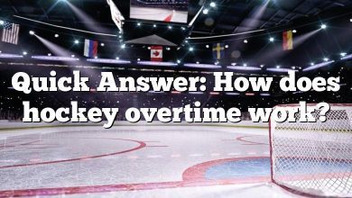 Quick Answer: How does hockey overtime work?