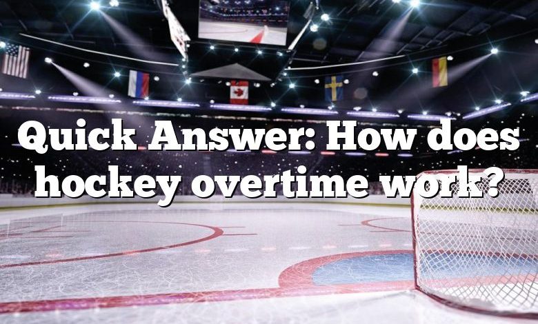 Quick Answer: How does hockey overtime work?