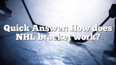 Quick Answer: How does NHL bracket work?