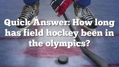 Quick Answer: How long has field hockey been in the olympics?