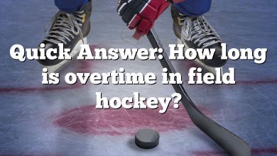 Quick Answer: How long is overtime in field hockey?