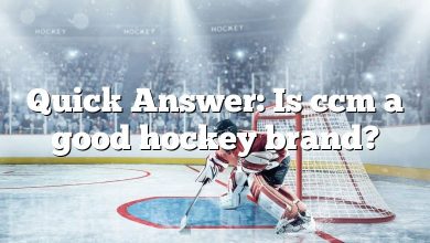 Quick Answer: Is ccm a good hockey brand?
