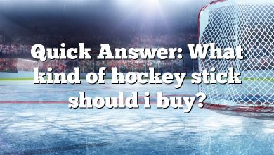 Quick Answer: What kind of hockey stick should i buy?