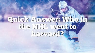 Quick Answer: Who in the NHL went to harvard?