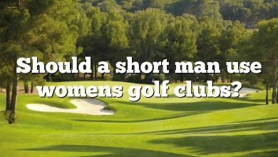 Should a short man use womens golf clubs?