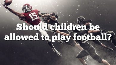 Should children be allowed to play football?
