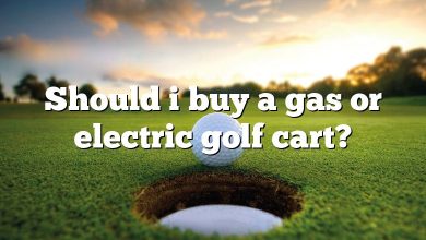 Should i buy a gas or electric golf cart?