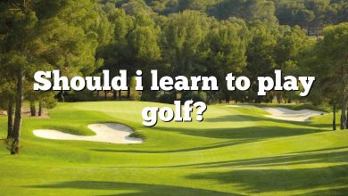 Should i learn to play golf?