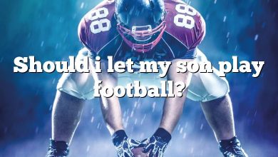 Should i let my son play football?