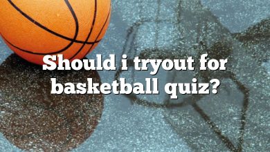 Should i tryout for basketball quiz?