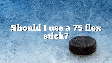 Should I use a 75 flex stick?