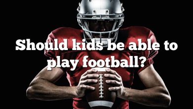 Should kids be able to play football?