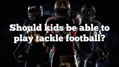 Should kids be able to play tackle football?