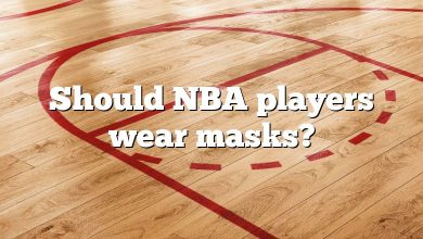 Should NBA players wear masks?