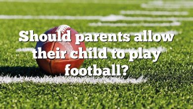 Should parents allow their child to play football?