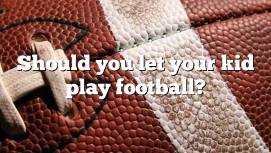 Should you let your kid play football?