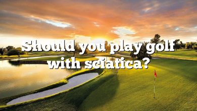 Should you play golf with sciatica?