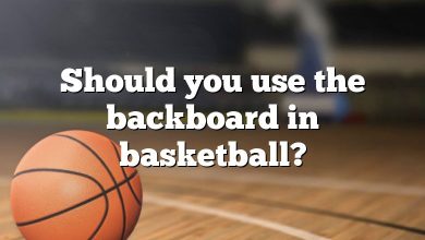 Should you use the backboard in basketball?