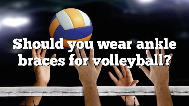 Should you wear ankle braces for volleyball?