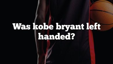 Was kobe bryant left handed?