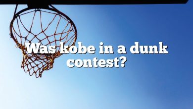Was kobe in a dunk contest?