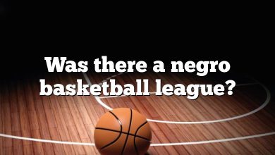 Was there a negro basketball league?
