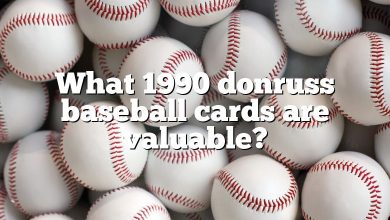 What 1990 donruss baseball cards are valuable?