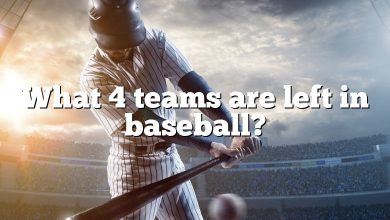 What 4 teams are left in baseball?