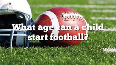 What age can a child start football?