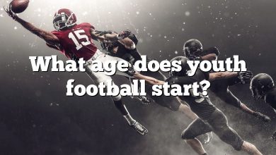 What age does youth football start?