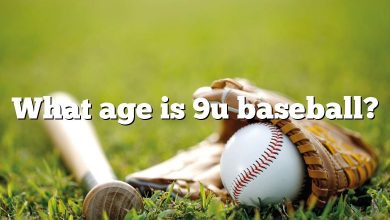 What age is 9u baseball?