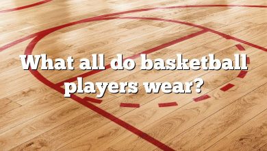 What all do basketball players wear?