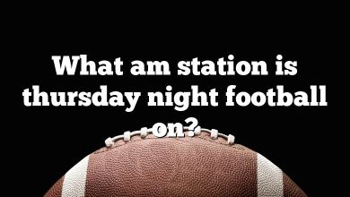 What am station is thursday night football on?