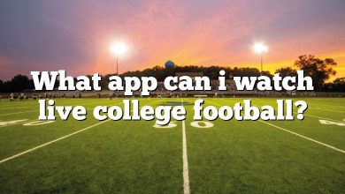 What app can i watch live college football?