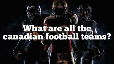 What are all the canadian football teams?
