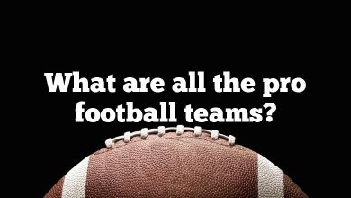 What are all the pro football teams?