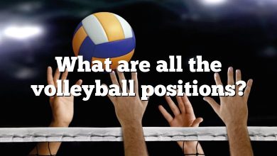 What are all the volleyball positions?