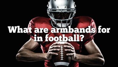 What are armbands for in football?