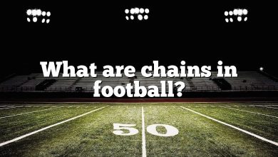 What are chains in football?