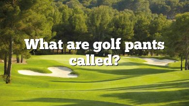 What are golf pants called?