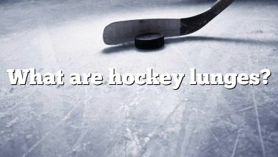 What are hockey lunges?