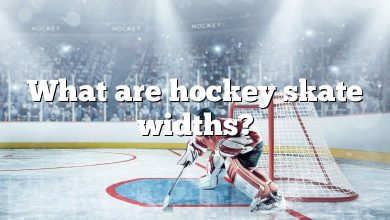 What are hockey skate widths?