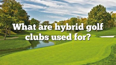 What are hybrid golf clubs used for?