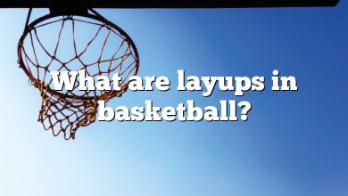 What are layups in basketball?