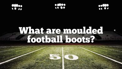 What are moulded football boots?