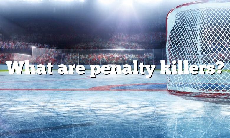 What are penalty killers?