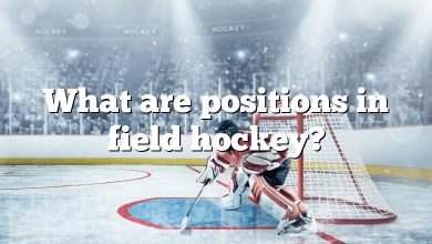 What are positions in field hockey?
