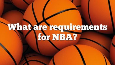 What are requirements for NBA?