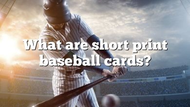 What are short print baseball cards?