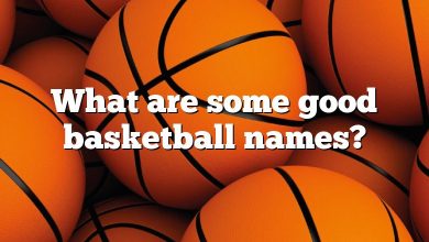 What are some good basketball names?